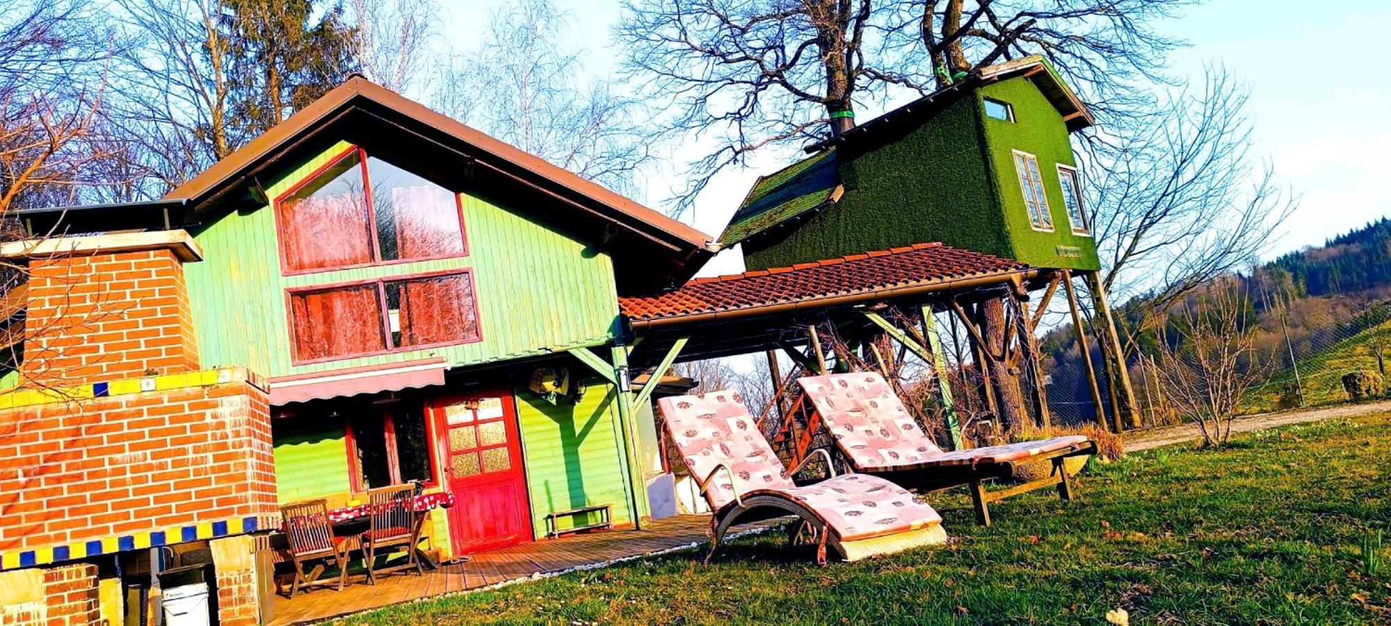 Villa Fairytale Wooden House Grosuplje Exterior foto