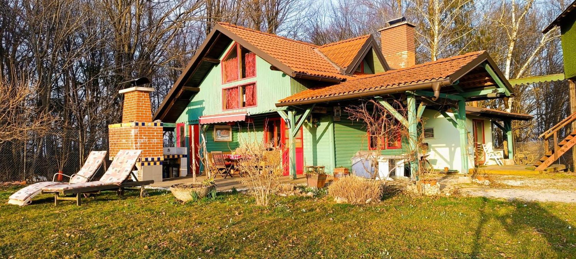 Villa Fairytale Wooden House Grosuplje Exterior foto